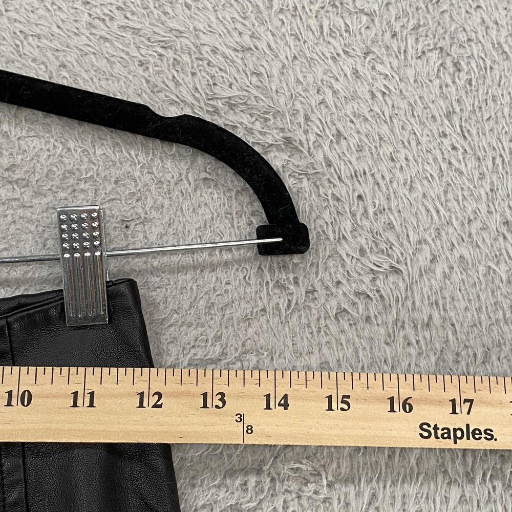 We‎ The Free Faux Leather Pants Womens 24 Bell Bottom Flare Front Slit High Rise - Picture 4 of 14